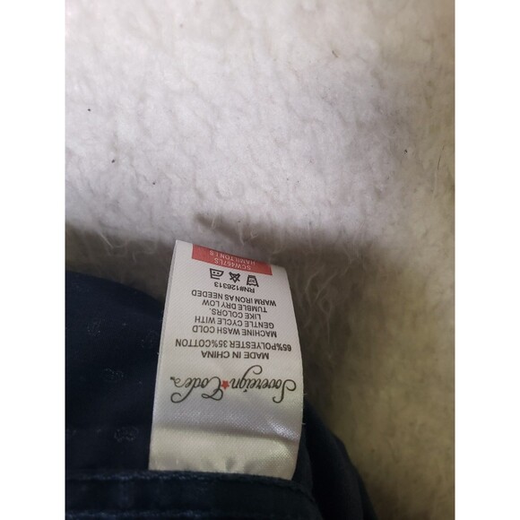 Sovereign Code Men Shirt Small Blue Paisley Poly Blend Long Sleeve Button Up - Picture 16 of 16